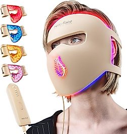 Hello Face M300 LED Yüz Maskesi Kırmızı Işık Terapisi Cilt Gençleştirme Akne Kırışıklık Karşıtı Bakım